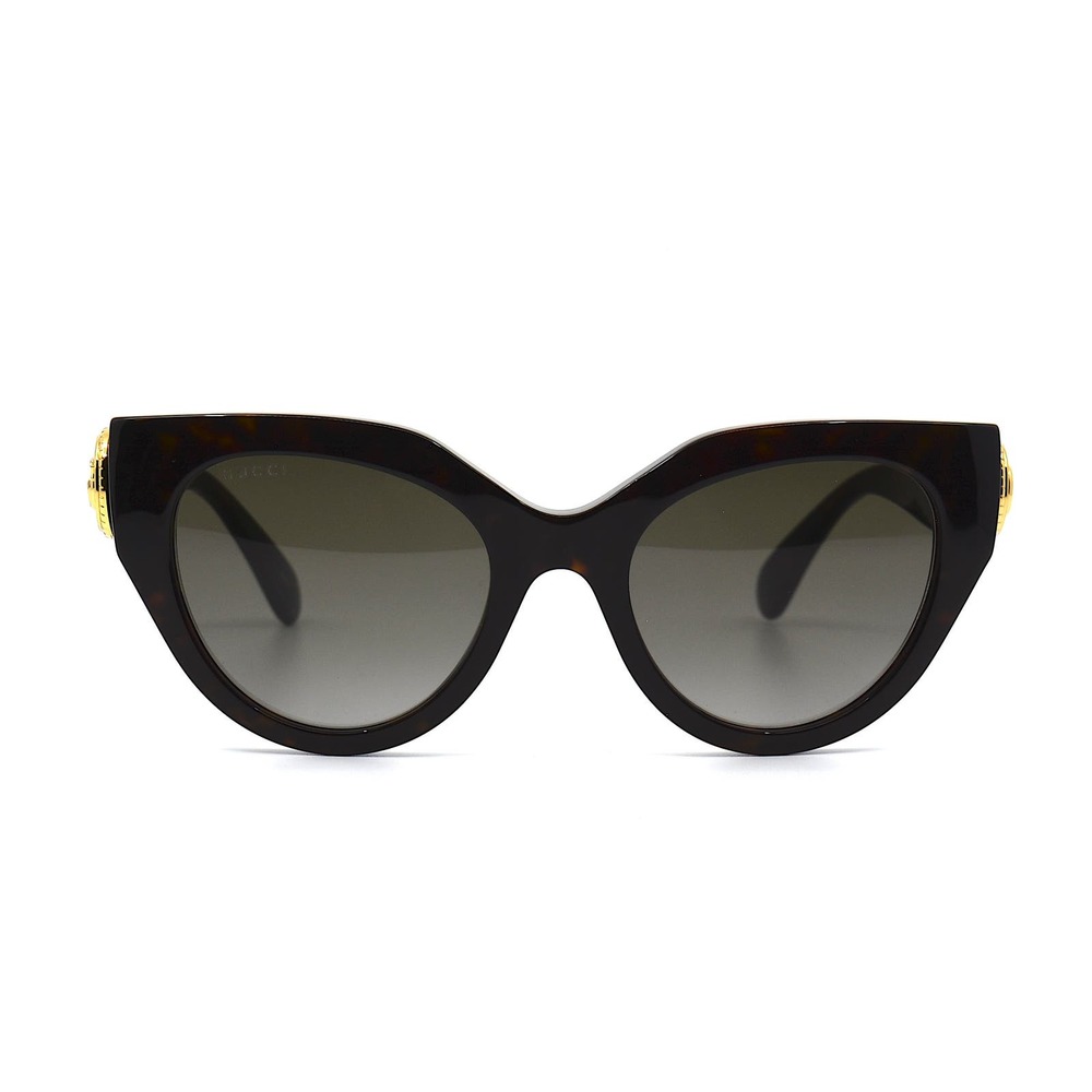 Gucci GG1408S 003 Havana Brown Cat Eye Sunglasses NWT - Picture 3 of 15